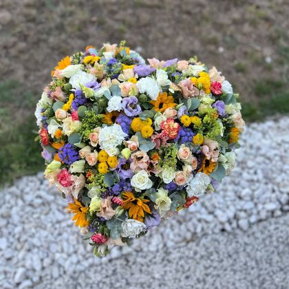 Bouquet Deuil — Carrousel, fleuriste à Uriage-les-Bains