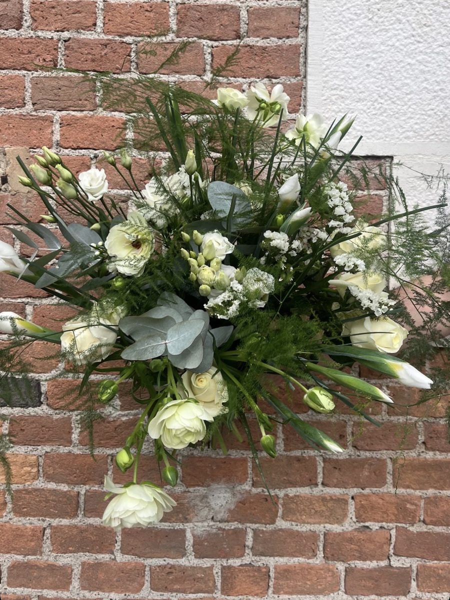 Bouquet Blanc & Vert en taille Grand — Carrousel, fleuriste à Uriage-les-Bains