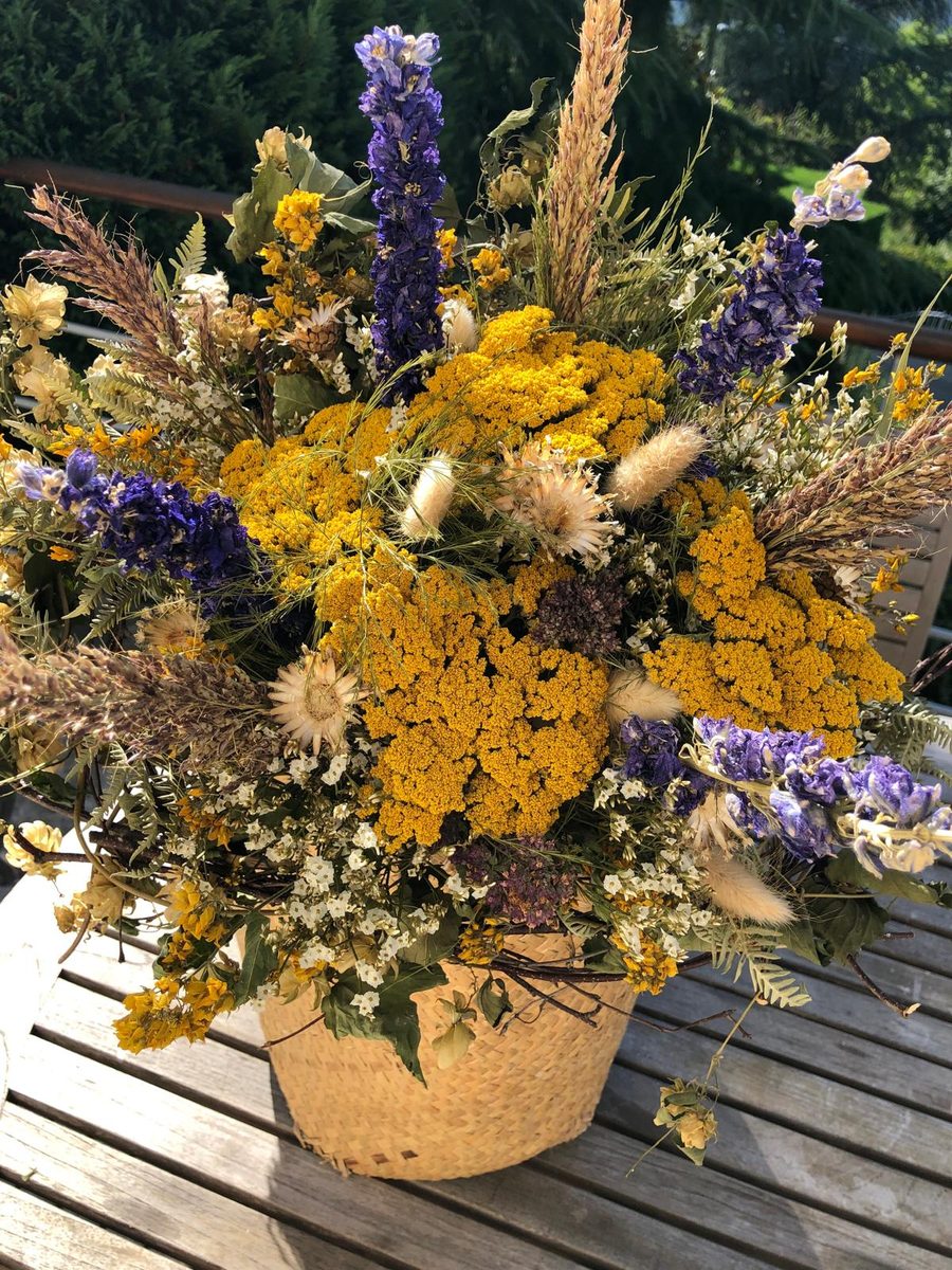 Bouquet Séché en taille Grand — Carrousel, fleuriste à Uriage-les-Bains